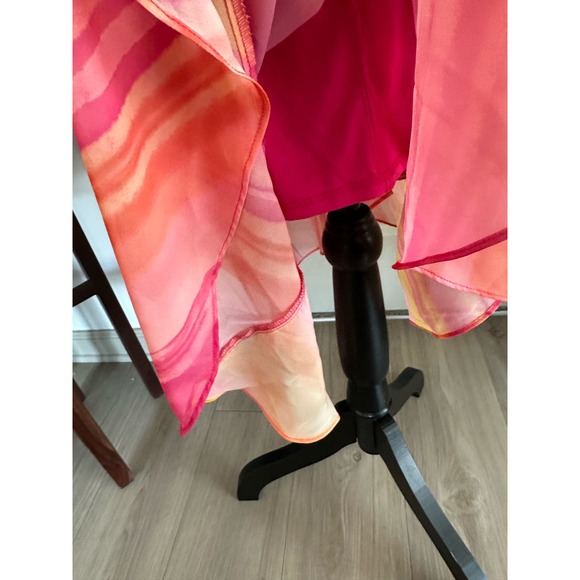 NWT Julia Jordan Surplus Halter Hi Low Belted Dress Sz. 4 - Picture 8 of 11